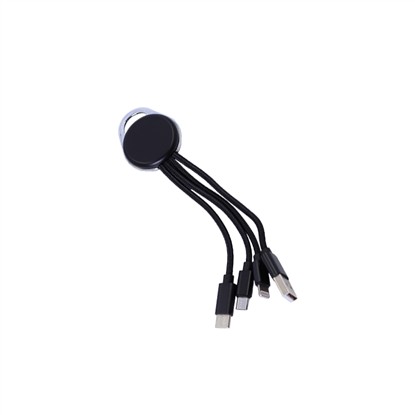 MIABOO 4IN1 IŞIKLI LOGO ÖZELLİKLİ ŞARJ KABLOSU - (C19) resmi