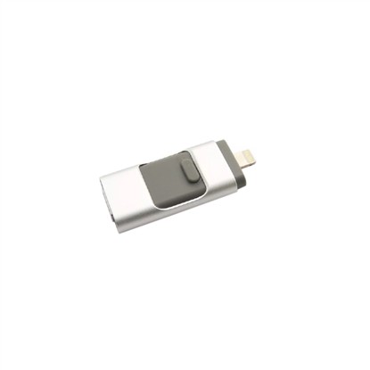 MIABOO OTG 8 GB USB FLAŞ BELLEK GÜMÜŞ resmi