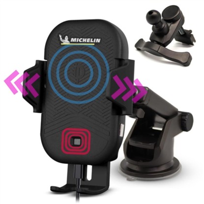 MICHELIN MC33368 WIRELESS TELEFON ŞARJ CİHAZI VE DOKUNMATİK AKILLI TELEFON TUTUCU resmi
