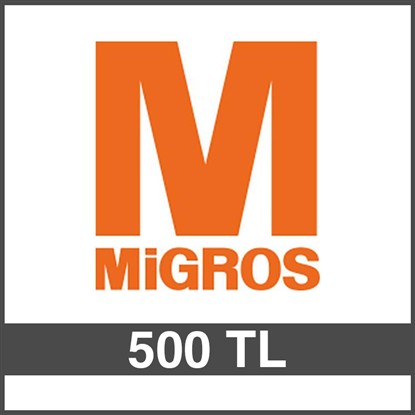 MİGROS HEDİYE ÇEKİ (500 TL)-FİZİKİ resmi