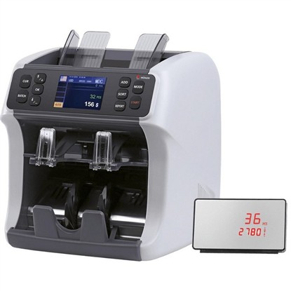 MÜHLEN FALCON L75 ÇİFT KATLI KARIŞIK PARA SAYMA MAKİNESİ resmi