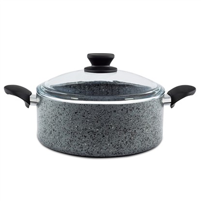 NOBLE LIFE STONELIFE DERİN TENCERE NO:26 GRİ N15611 resmi