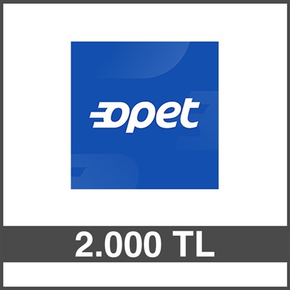 OPET HEDİYE ÇEKİ (2000 TL)-FİZİKİ resmi