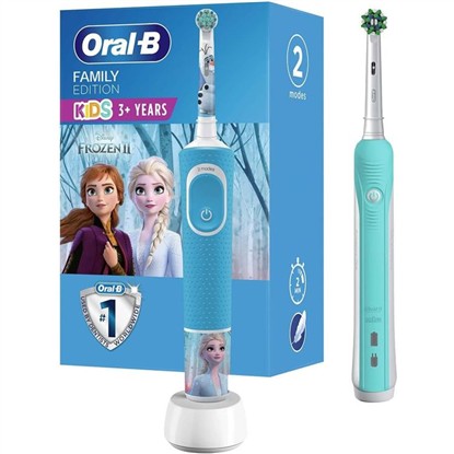 ORAL-B AİLE PAKETİ PRO 500 + D100 FROZEN ŞARJLI DİŞ FIRÇASI resmi