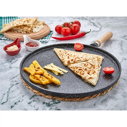 POLO CHEF 136EGT GRANİT GÖZLEME DÖKÜM TAVA 36 CM resmi