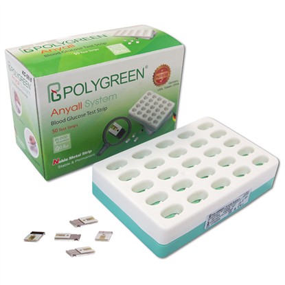 POLYGREEN KG5810 KAN SEKERİ TEST STRİPİ KG5810 resmi