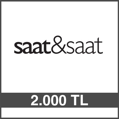 SAAT&SAAT HEDİYE ÇEKİ (2000 TL )-DİJİTAL resmi
