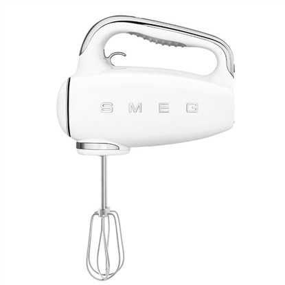 SMEG HMF01WHEU 50S STYLE BEYAZ EL MİKSERİ resmi