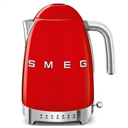 SMEG KLF04RDEU KIRMIZI ISI AYARLI KETTLE resmi