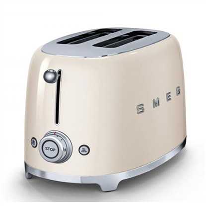 SMEG TSF01CREU KREM 2X1 EKMEK KIZARTMA MAKİNESİ resmi