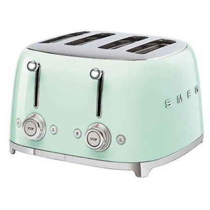SMEG TSF03PGEU PASTEL YEŞİL 4X1 EKMEK KIZARTMA resmi
