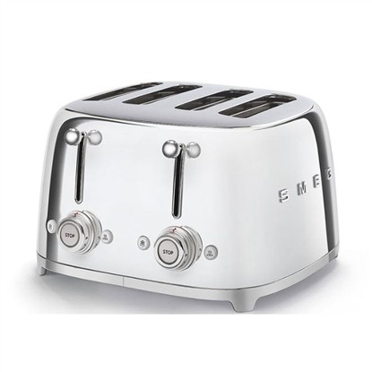 SMEG TSF03SSEU PASLANMAZ ÇELİK 4X1 EKMEK KIZARTMA MAKİNESİ resmi