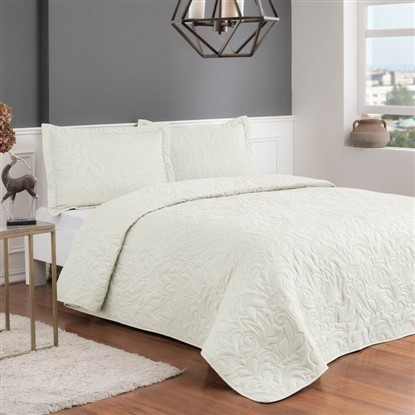 TAÇ GALA YATAK ÖRTÜSÜ SETİ, ÇİFT KİŞİLİK, EKRU 1500202497005 resmi