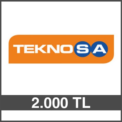 TEKNOSA HEDİYE ÇEKİ (2000 TL)-FİZİKİ resmi