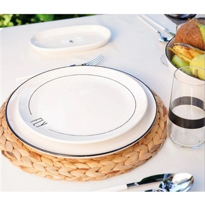 THE MIA DLY001 DAILY TUNES PASTA TABAĞI 6 LI SET - 19 CM resmi