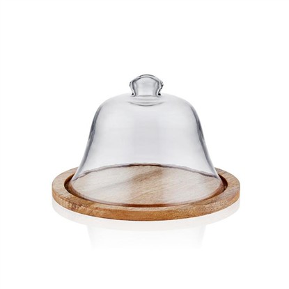 THE MIA MADERA KEK SAKLAMA FANUSU 20X21X21 CM CAM0390 resmi