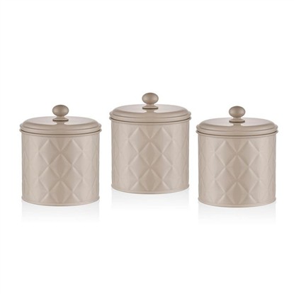 THE MIA PRIZMA ÇAY ŞEKER KAHVE KAVANOZU KARAMEL 1 LT PZM0036 resmi