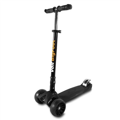 VOIT 218C IŞIKLI GENİŞ 3 TEKER SCOOTER SİYAH resmi