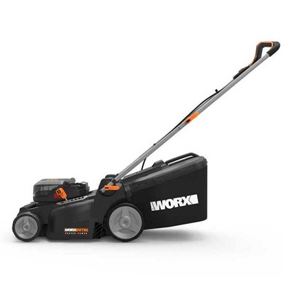 WORX WG737E 40VOLT 4.0AH. LI-ION 37CM PROFESYONEL KÖMÜRSÜZ ŞARJLI ÇİM BİÇME  resmi