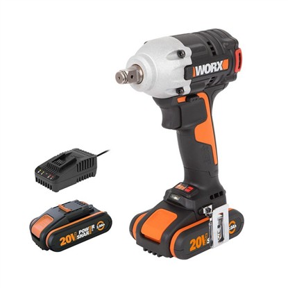 WORX WX272 20VOLT/2.0AH LI-ION ÇİFT AKÜLÜ ŞARJLI 300NM KÖMÜRSÜZ PROFESYONEL SOMUN SIKMA resmi