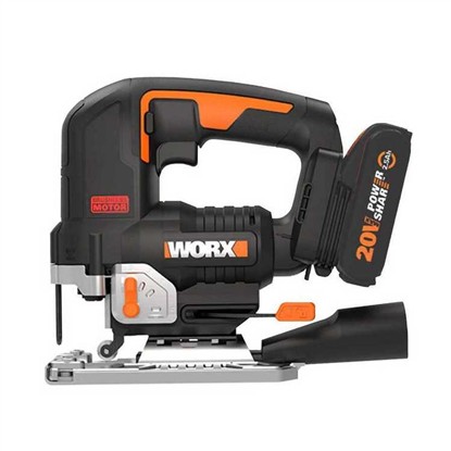 WORX WX542 20VOLT 2.5AH. LI-ION TEK AKÜLÜ PROFESYONEL KÖMÜRSÜZ ŞARJLI DEKUPAJ TESTERE  resmi