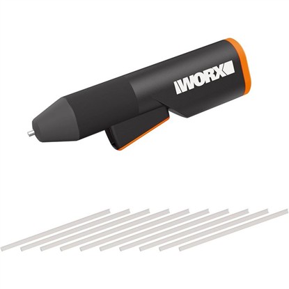 WORX WX746.9 MAKERX 20VOLT PROFESYONEL SICAK MUM SİLİKON TABANCASI + 10 SİLİKON (AKÜ DAHİL DEĞİLDİR) resmi