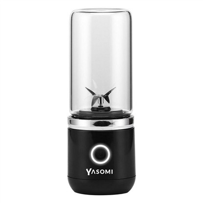 YASOMI TAŞINABİLİR KABLOSUZ ŞARJLI CAM BLENDER SİYAH GN-A04-S resmi