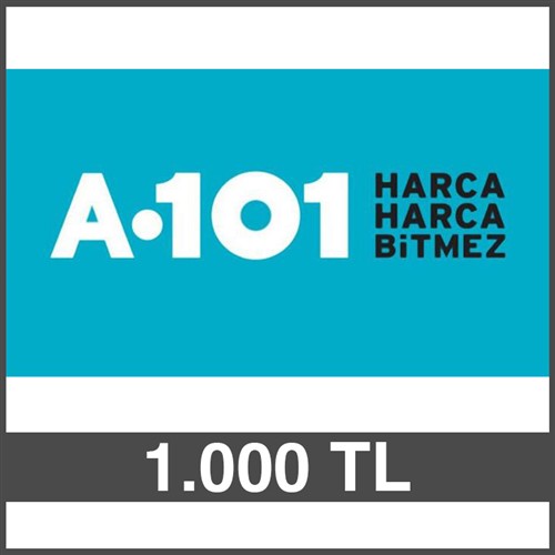 A101 HEDİYE ÇEKİ (1000 TL)-FİZİKİ resmi