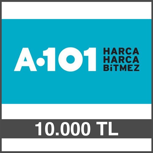A101 HEDİYE ÇEKİ (10000 TL)-FİZİKİ resmi