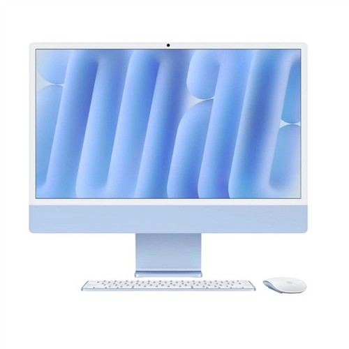 APPLE 24-INCH IMAC WITH RETINA 4.5K DISPLAY: APPLE M4 CHIP WITH 10‑CORE CPU AND 10‑CORE GPU, 16GB, 256GB SSD - BLUE MWV13TU/A resmi