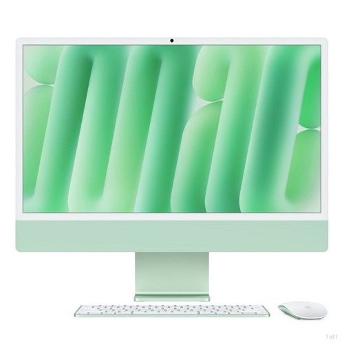 APPLE 24-INCH IMAC WITH RETINA 4.5K DISPLAY: APPLE M4 CHIP WITH 10‑CORE CPU AND 10‑CORE GPU, 24GB, 512GB SSD - GREEN MD2Q4TU/A resmi