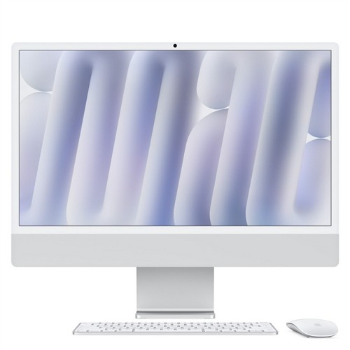 APPLE IMAC 24INC RETİNA 4.5K, M4 10-CORE CPU, 10-CORE GPU, 16GB BELLEK, 512GB SSD, GÜMÜŞ MWUV3TU/A resmi