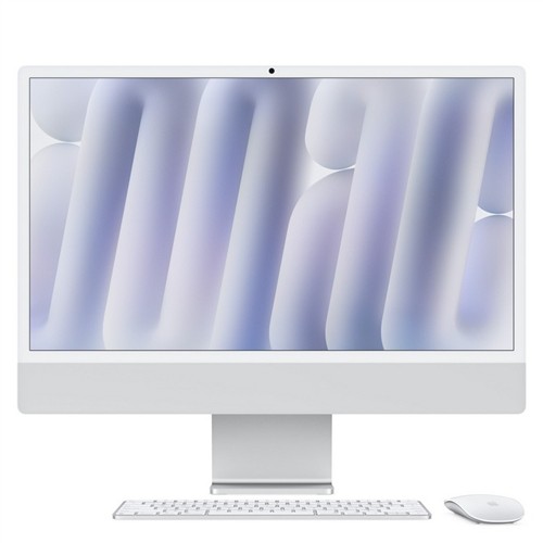 APPLE IMAC 24INC RETİNA 4.5K, M4 10-CORE CPU, 10-CORE GPU, 24GB BELLEK, 512GB SSD, GÜMÜŞ MCR24TU/A resmi
