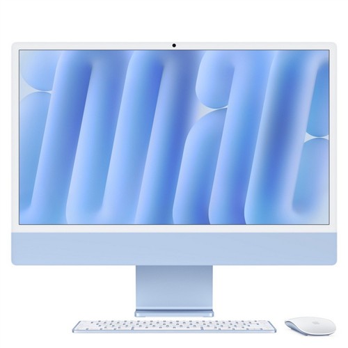 APPLE IMAC 24INC RETİNA 4.5K, M4 8-CORE CPU, 8-CORE GPU, 16GB BELLEK, 256GB SSD, MAVİ MWUF3TU/A resmi