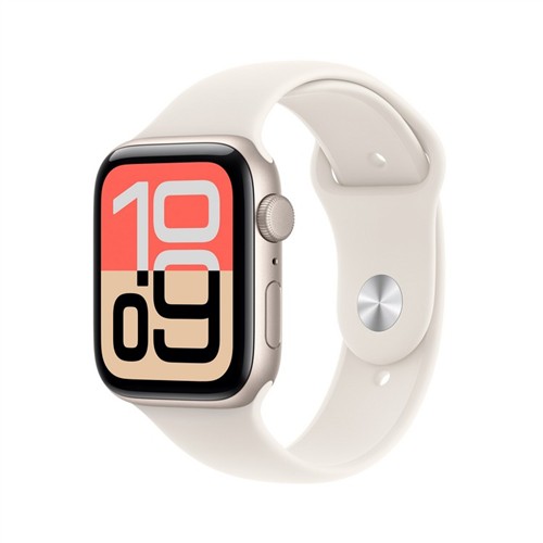 APPLE WATCH SE 3 GPS 44MM YILDIZ IŞIĞI ALÜMİNYUM KASA VE YILDIZ IŞIĞI SPOR KORDON - S/M MEHG4TU/A resmi