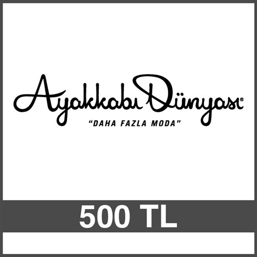AYAKKABI DÜNYASI HEDİYE ÇEKİ (500 TL)-DİJİTAL resmi