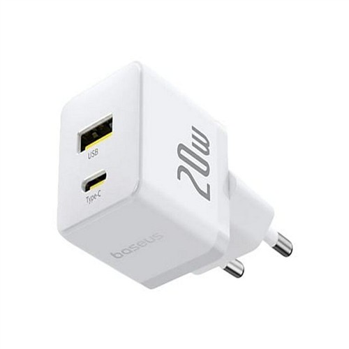 BASEUS PALM FAST USB-C 20W ŞARJ CİHAZI BEYAZ resmi