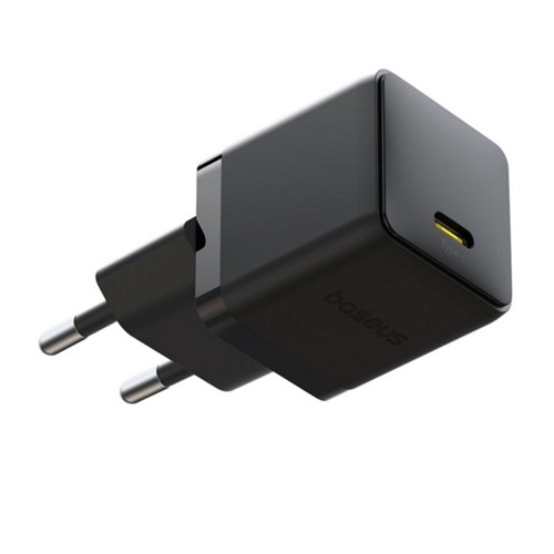 BASEUS PALM SERİSİ TYPE-C 30W EU HIZLI DUVAR ŞARJ ADAPTÖRÜ-SİYAH P10111605113-00 resmi