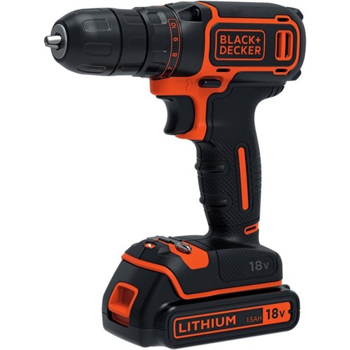 BLACK DECKER BDCDC18QW 18V 1.5 AH Lİ ON ŞARJLI MATKAP  resmi
