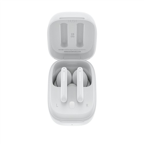 BOOMPODS BASSLINE HUSH ANC TWS KULAKLIK BEYAZ BP.HUAWHT resmi