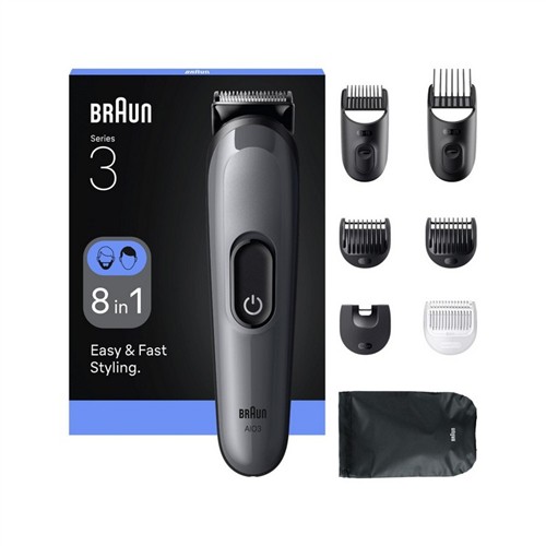 BRAUN SERİES 3 AIO3540 SAKAL VE SAÇ KESME MAKİNESİ resmi