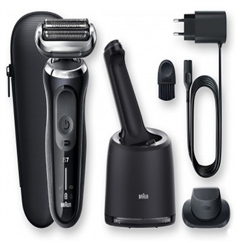 BRAUN SERIES 7 71-N7200CC GÜMÜŞ ISLAK KURU TIRAŞ MAKİNESİ resmi