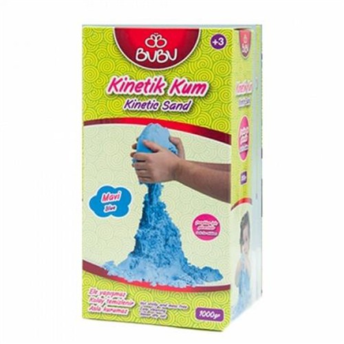 BU-BU KİNETİK KUM 1000 GR. MAVİ BUBU-KU0008 resmi