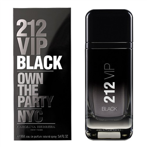 CAROLINA HERRERA 212 VIP BLACK ERKEK EDP 100ML PARFÜM resmi