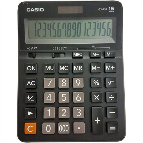 CASIO GX-16B-W-DC MASAÜSTÜ HESAP MAKİNESİ resmi