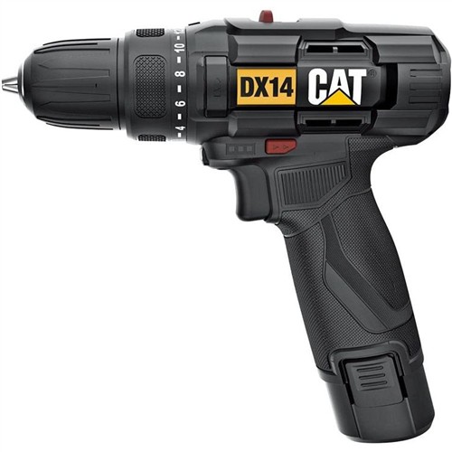 CAT DX14.2 12VOLT/2.0AH LI-ION ÇİFT AKÜLÜ PROFESYONEL ŞARJLI MATKAP resmi