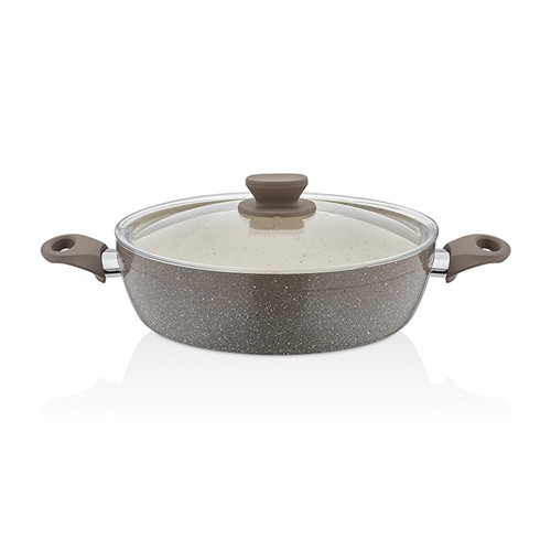 POLO CHEF PANAMERA GRANİT EZME BASIK TENCERE 24 CM. resmi