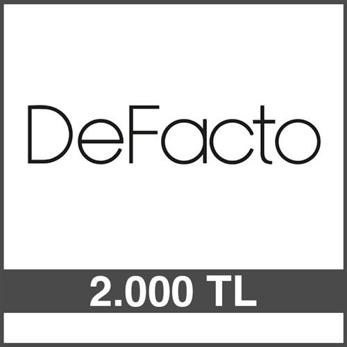 DEFACTO HEDİYE ÇEKİ (2000 TL )-DİJİTAL resmi