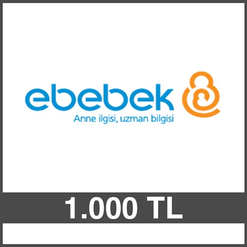E BEBEK HEDİYE ÇEKİ (1000 TL)-DİJİTAL resmi