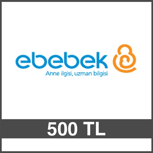 E BEBEK HEDİYE ÇEKİ (500 TL)-DİJİTAL resmi